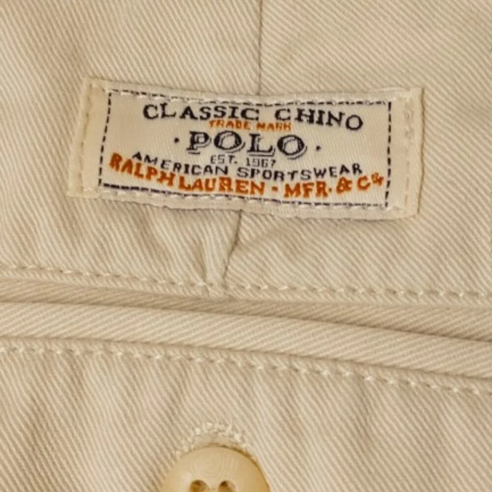 Polo Ralph Lauren Classic Chino Pants – Men’s Approx. 38×29 – Tan/Khaki
